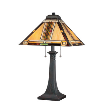 Navajo Two Light Table Lamp in Valiant Bronze (10|TFNO6325VA)