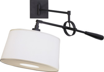 Real Simple One Light Wall Swinger in Matte Black Powder Coat over Steel (165|1839)