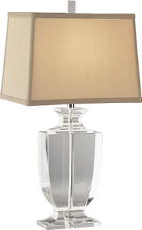 Artemis One Light Accent Lamp in Clear Crystal w/Silver Plate (165|3329)