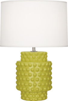 Dolly One Light Accent Lamp in Citron Glazed Textured Ceramic (165|CI801)