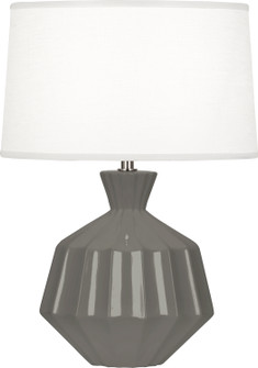Small Orion One Light Accent Lamp in Ash Glazed Ceramic (165|CR989)
