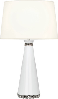 Pearl One Light Table Lamp in Lily Lacquered Paint, Polished Nickel (165|LY45X)