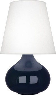 Small June One Light Accent Lamp in Midnight Blue Glazed Ceramic (165|MB93)