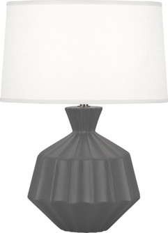 Small Orion One Light Table Lamp in Matte Ash Glazed Ceramic (165|MCR18)