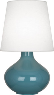 June One Light Table Lamp in Steel Blue Glazed Ceramic (165|OB993)