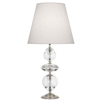 Williamsburg Orlando One Light Table Lamp in Clear Crystal w/ Polished Nickel (165|S260)