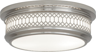 Williamsburg Tucker Two Light Flushmount in Polished Nickel (165|S306)