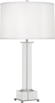 Williamsburg Finnie One Light Table Lamp in Polished Nickel w/Clear Lead Crystal (165|S359)