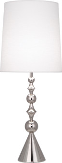 Jonathan Adler Harlequin One Light Table Lamp in Polished Nickel (165|S786)