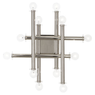 Jonathan Adler Milano 12 Light Wall Sconce in Polished Nickel (165|S901)