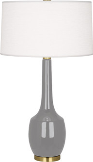 Delilah One Light Table Lamp in Smokey Taupe Glazed Ceramic (165|ST701)