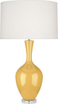 Audrey One Light Table Lamp in Sunset Yellow Glazed Ceramic (165|SU980)