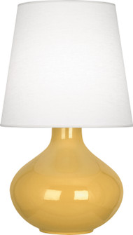 June One Light Table Lamp in Sunset Yellow Glazed Ceramic (165|SU993)