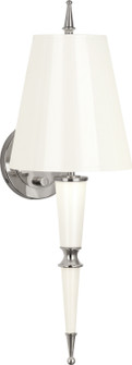 Jonathan Adler Versailles One Light Wall Sconce in Lily Lacquered Paint w/Polished Nickel (165|W603)