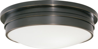 Roderick Three Light Flushmount in Deep Patina Bronze (165|Z1317)