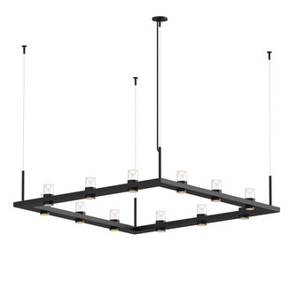 Intervals LED Pendant in Satin Black (69|20QKS04B)