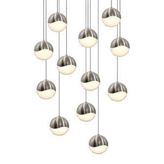 Grapes LED Pendant in Satin Nickel (69|2917.13-MED)