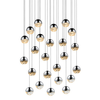 Grapes LED Pendant in Polished Chrome (69|2918.01-MED)