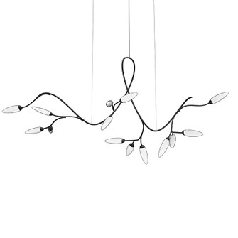 Vines LED Pendant in Satin Black (69|3283.25)