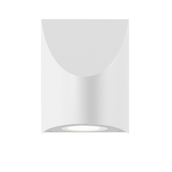 Shear LED Wall Sconce in Textured White (69|7222.98-WL)