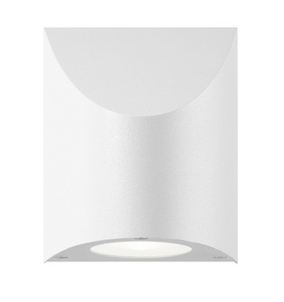 Shear LED Wall Sconce in Textured White (69|7223.98-WL)