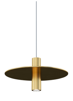 Ponte LED Pendant in Natural Brass (182|700MOPNTNB-LED930)
