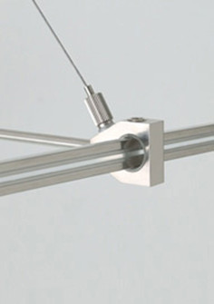 Monorail Support Outside Rigger in Satin Nickel (182|700MOSORGS)
