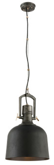 Hangar 31 One Light Pendant in Old Silver W Aged Brass Acc (67|F3546)