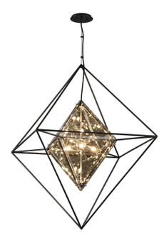 Epic Eight Light Chandelier in Forged Iron (67|F5327)