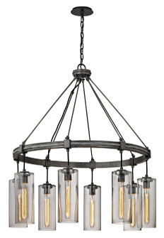 Union Square Eight Light Chandelier in Graphite (67|F5918)