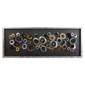 Discs Shadow Box in Antiqued Silver Leaf (52|04058)