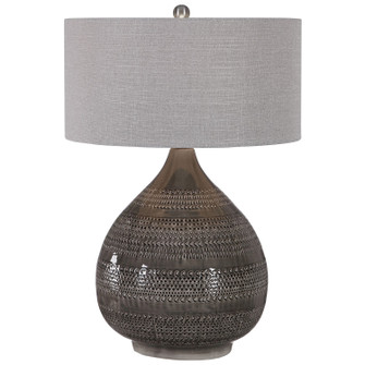 Batova One Light Table Lamp in Taupe Gray Glaze (52|26387-1)