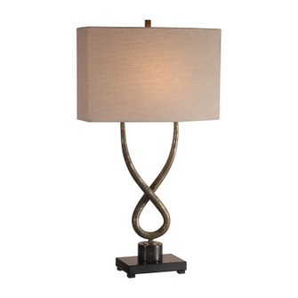 Talema One Light Table Lamp in Aged Silver Leaf (52|27811-1)