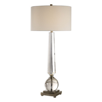 Crista One Light Table Lamp in Brushed Nickel (52|27883)