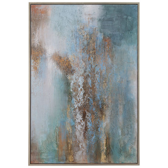 Rendezvous Abstract Art in Silver Leaf (52|41432)