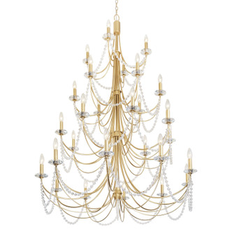 Brentwood 28 Light Chandelier in French Gold (137|350C28FG)