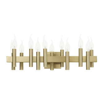 Collette 12 Light Bath in Antique Brass (137|357B12BB)