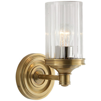 Ava One Light Wall Sconce in Hand-Rubbed Antique Brass (268|AH 2200HAB-CG)