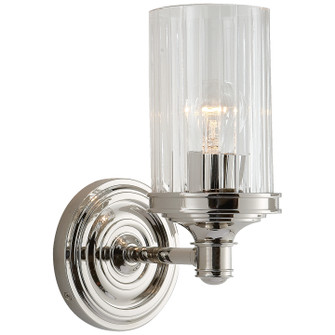 Ava One Light Wall Sconce in Polished Nickel (268|AH 2200PN-CG)