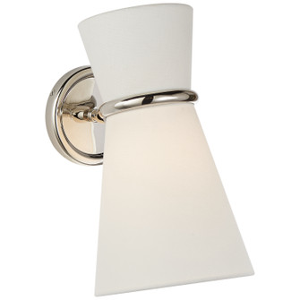 Clarkson One Light Wall Sconce in Polished Nickel (268|ARN 2008PN-L)