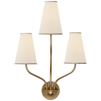 Montreuil Three Light Wall Sconce in Gild (268|ARN 2051G-L) Montreuil Three Light Wall Sconce in Gild (268|ARN 2051G-L)
