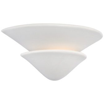 Mollino LED Wall Sconce in Plaster White (268|ARN 2425PW)