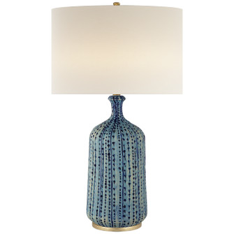 Culloden Table One Light Table Lamp in Pebbled Aquamarine (268|ARN 3608PA-L)