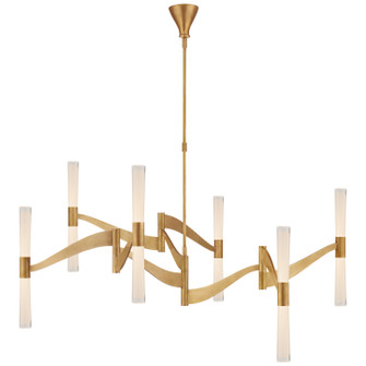Brenta LED Chandelier in Hand-Rubbed Antique Brass (268|ARN 5472HAB-CG)