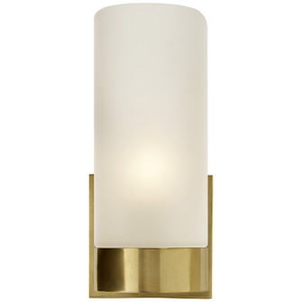 Urbane One Light Wall Sconce in Soft Brass (268|BBL 2090SB-FG)