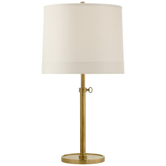 Simple One Light Table Lamp in Soft Brass (268|BBL 3023SB-S2)