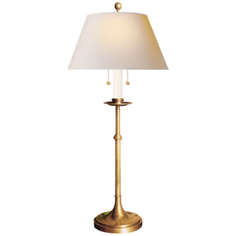 Dorchester Two Light Table Lamp in Antique-Burnished Brass (268|CHA 8188AB-NP)
