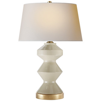 Weller One Light Table Lamp in Coconut Porcelain (268|CHA 8666ICO-NP)