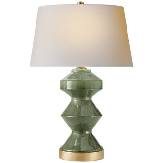 Weller One Light Table Lamp in Shellish Kiwi (268|CHA 8666SHK-NP)