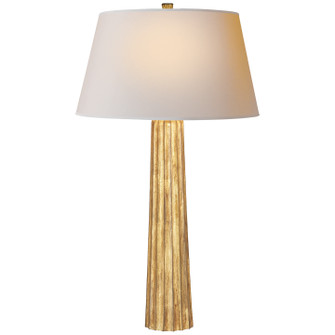 Fluted Spire One Light Table Lamp in Gilded Iron (268|CHA 8906GI-NP)